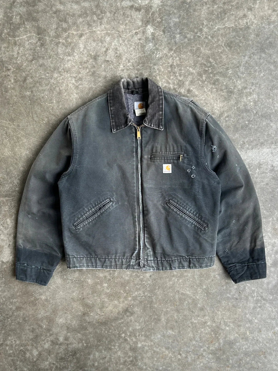 Vintage Faded Black Detroit Carhartt Jacket™