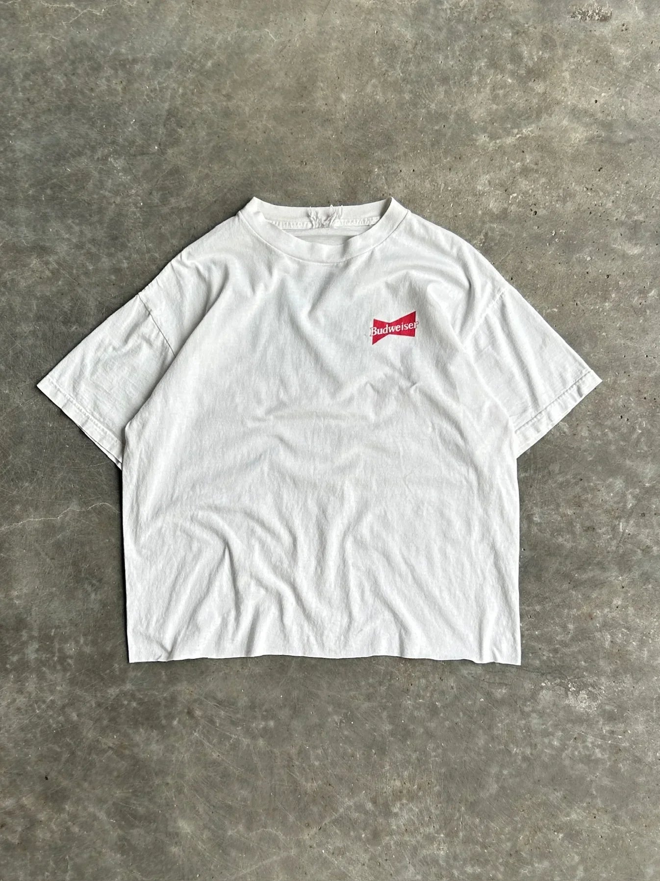 Vintage Cropped Budweiser Graphic Tee