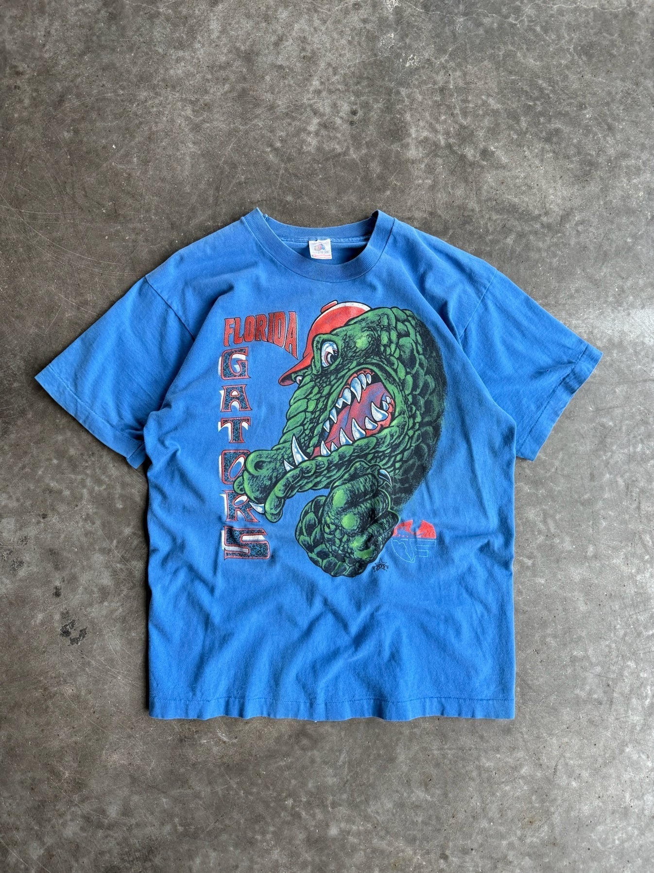 Vintage Single Stitch Faded Florida Gators Graphic Tee