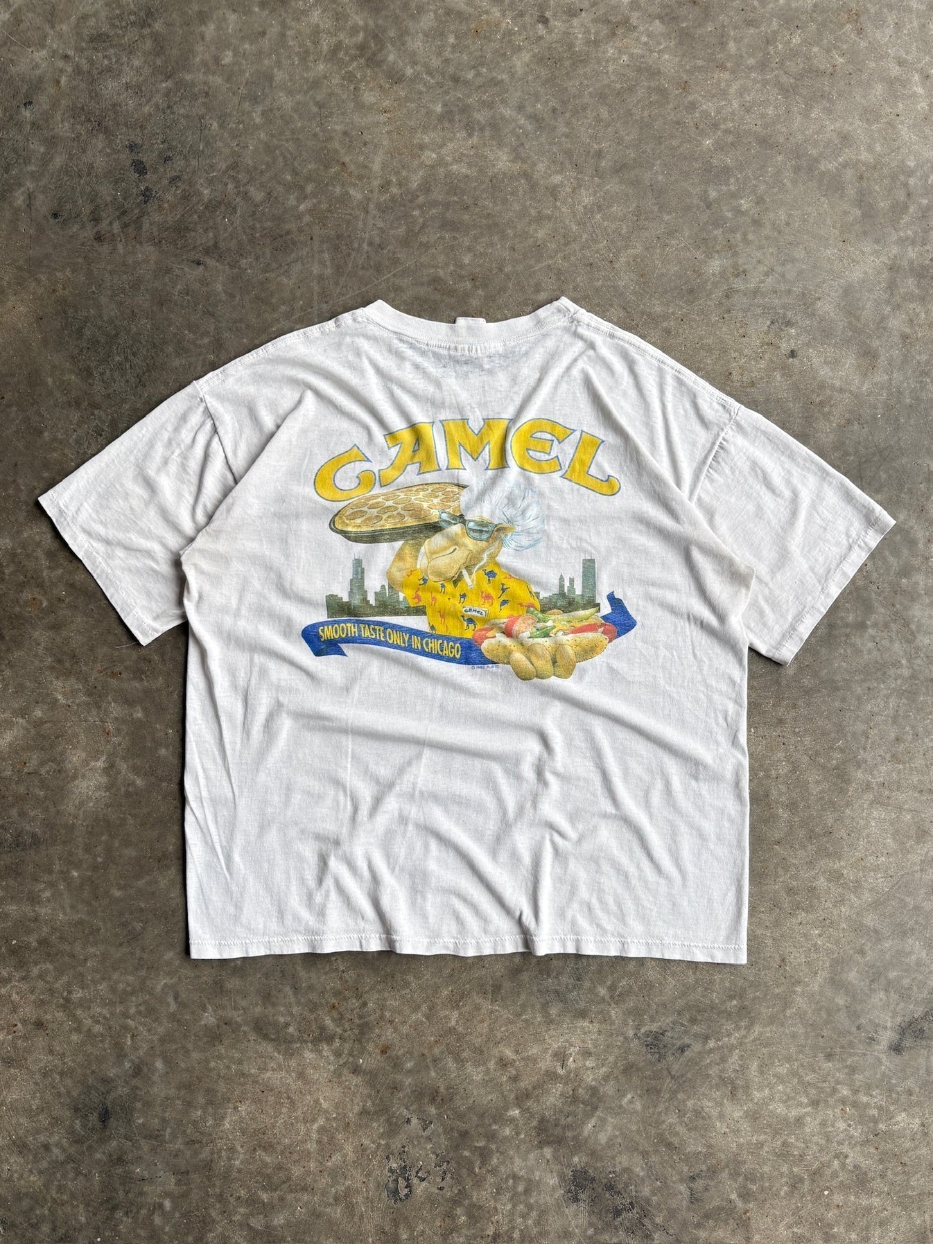 Vintage White Camel Chicago Shirt