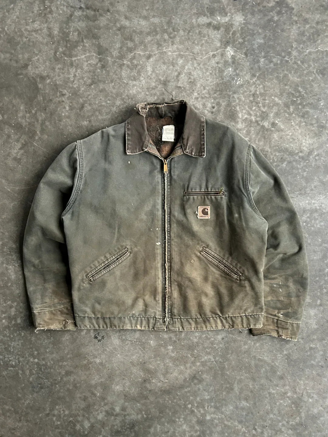 Vintage Green Carhartt Detroit Jacket™