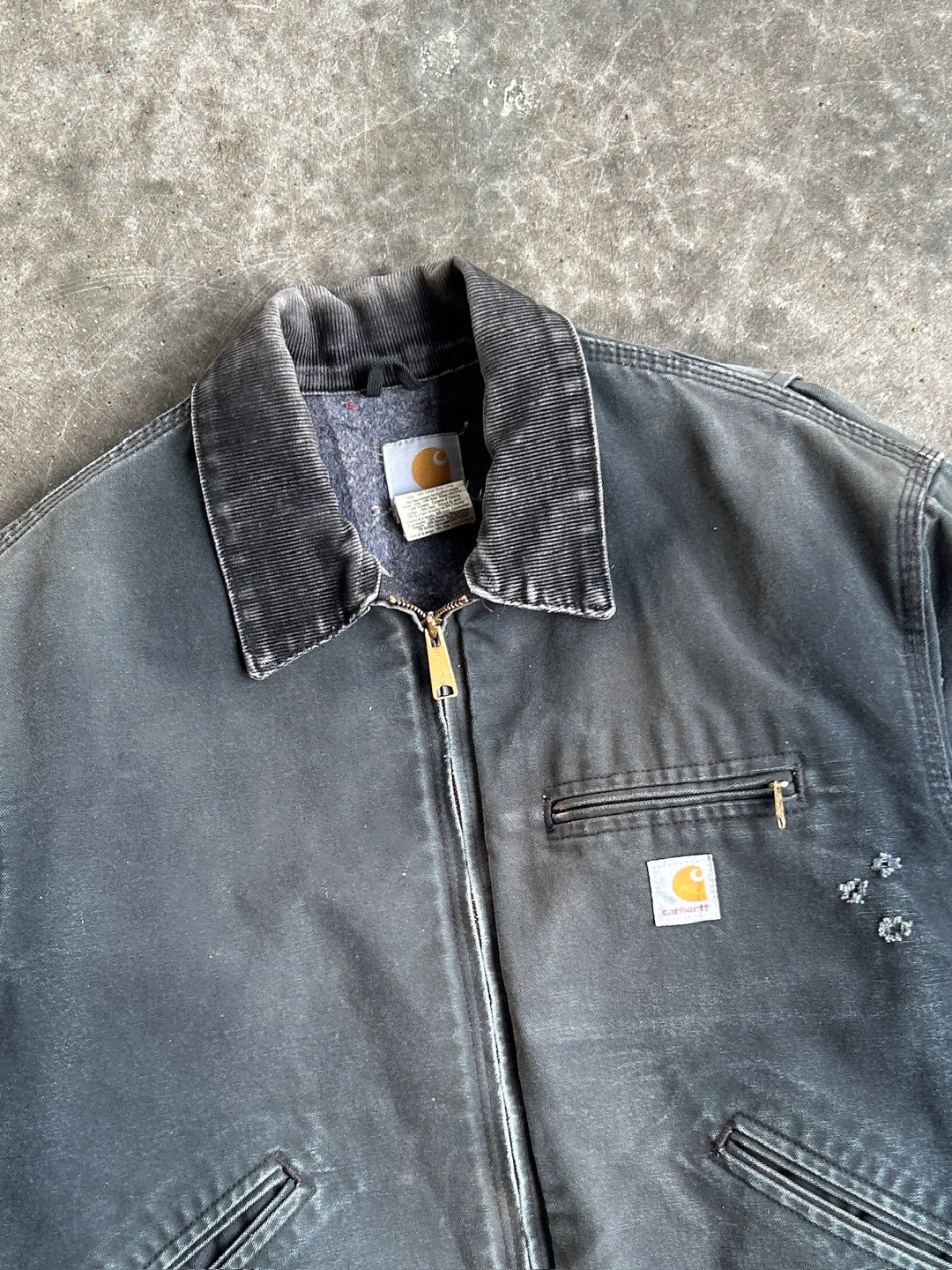 Vintage Faded Black Detroit Carhartt Jacket™