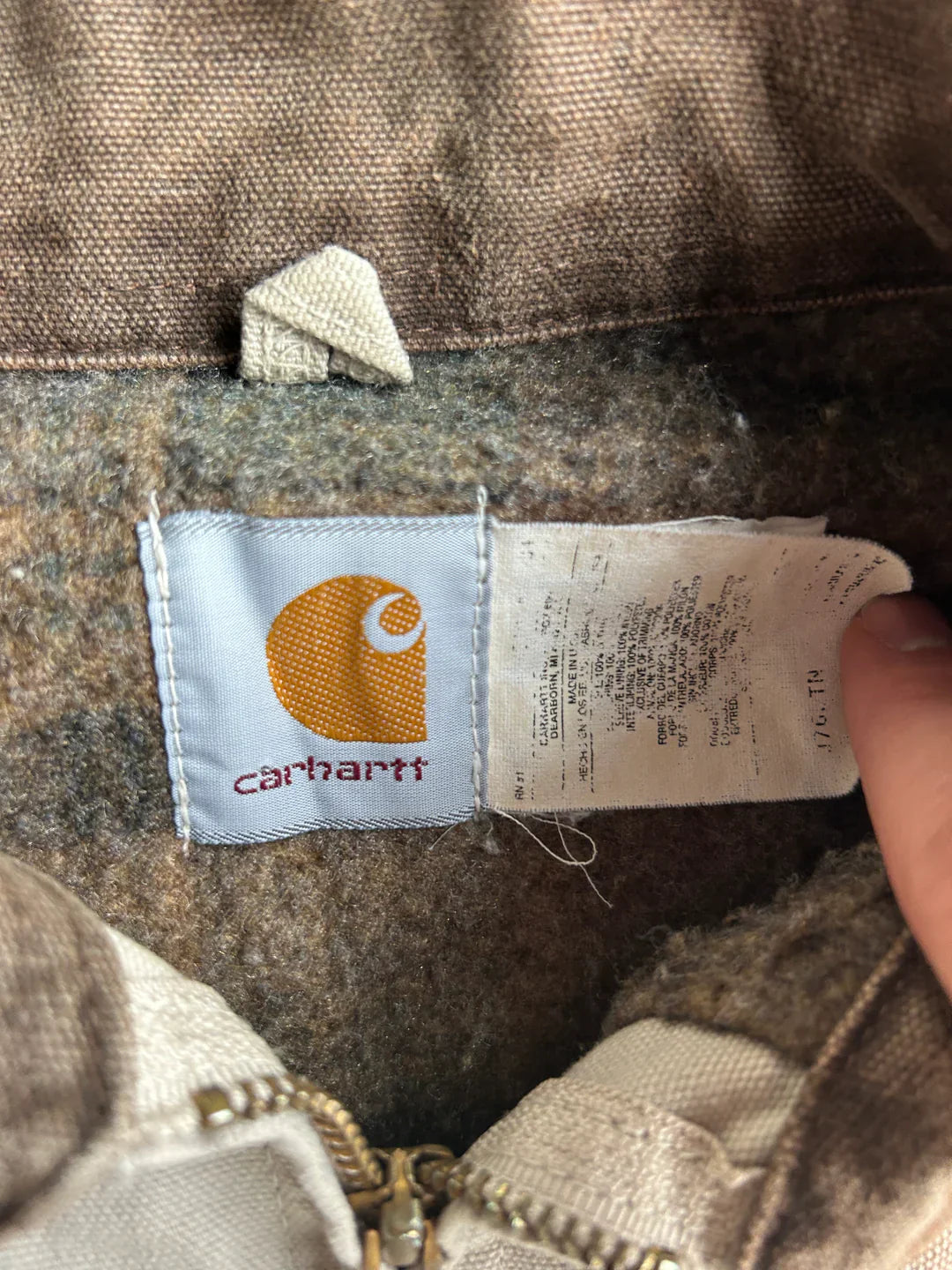 Vintage White Detroit Carhartt Jacket™