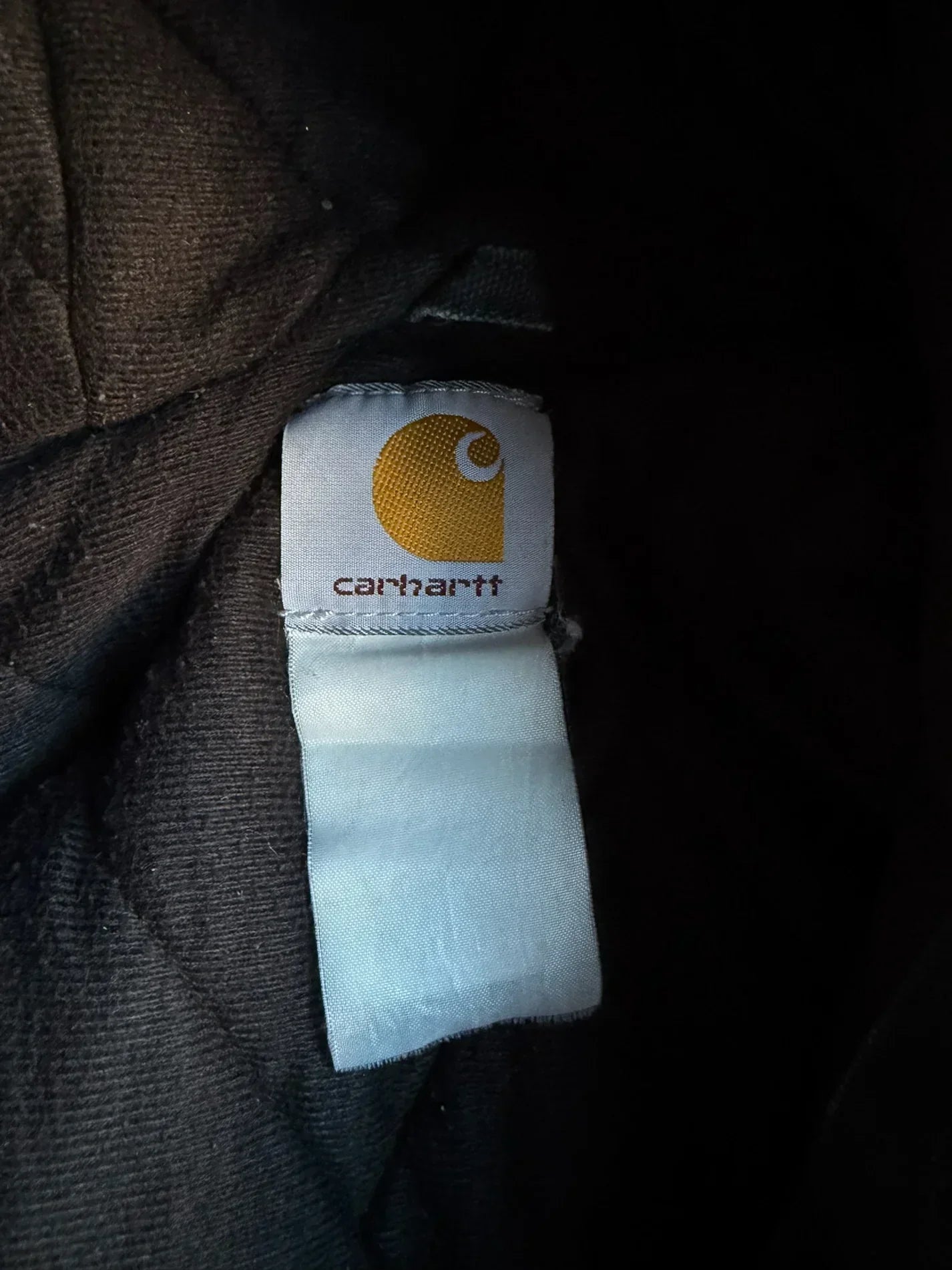 Vintage Faded Black Hooded Yankees Carhartt Jacket