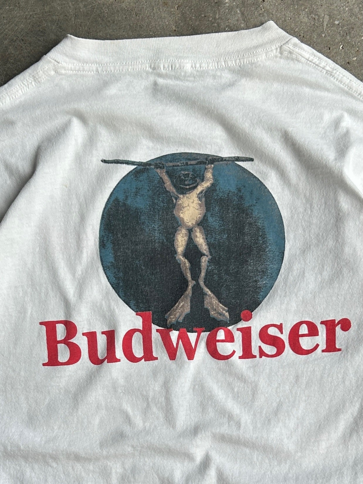 Vintage Cropped Budweiser Graphic Tee