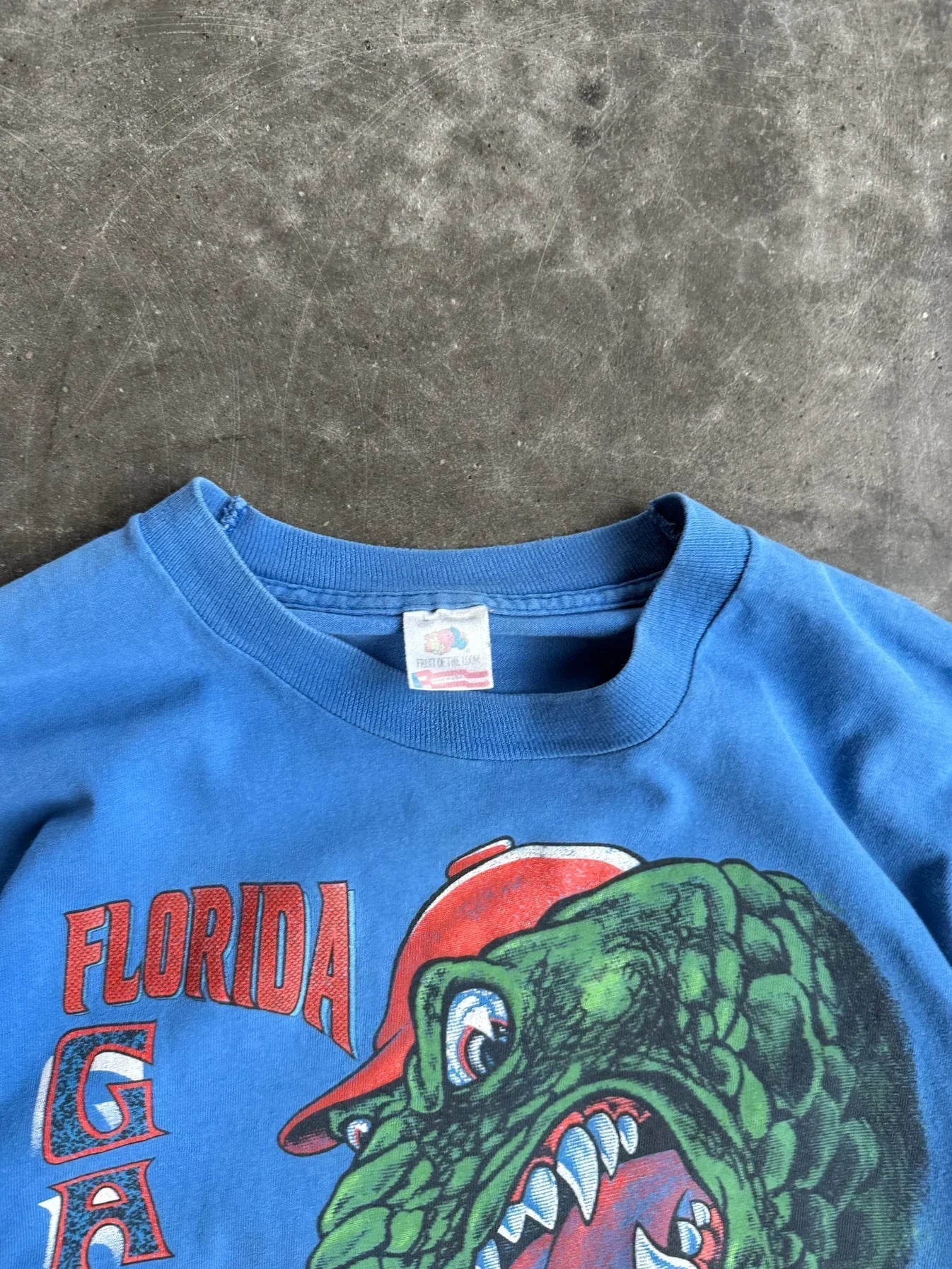 Vintage Single Stitch Faded Florida Gators Graphic Tee