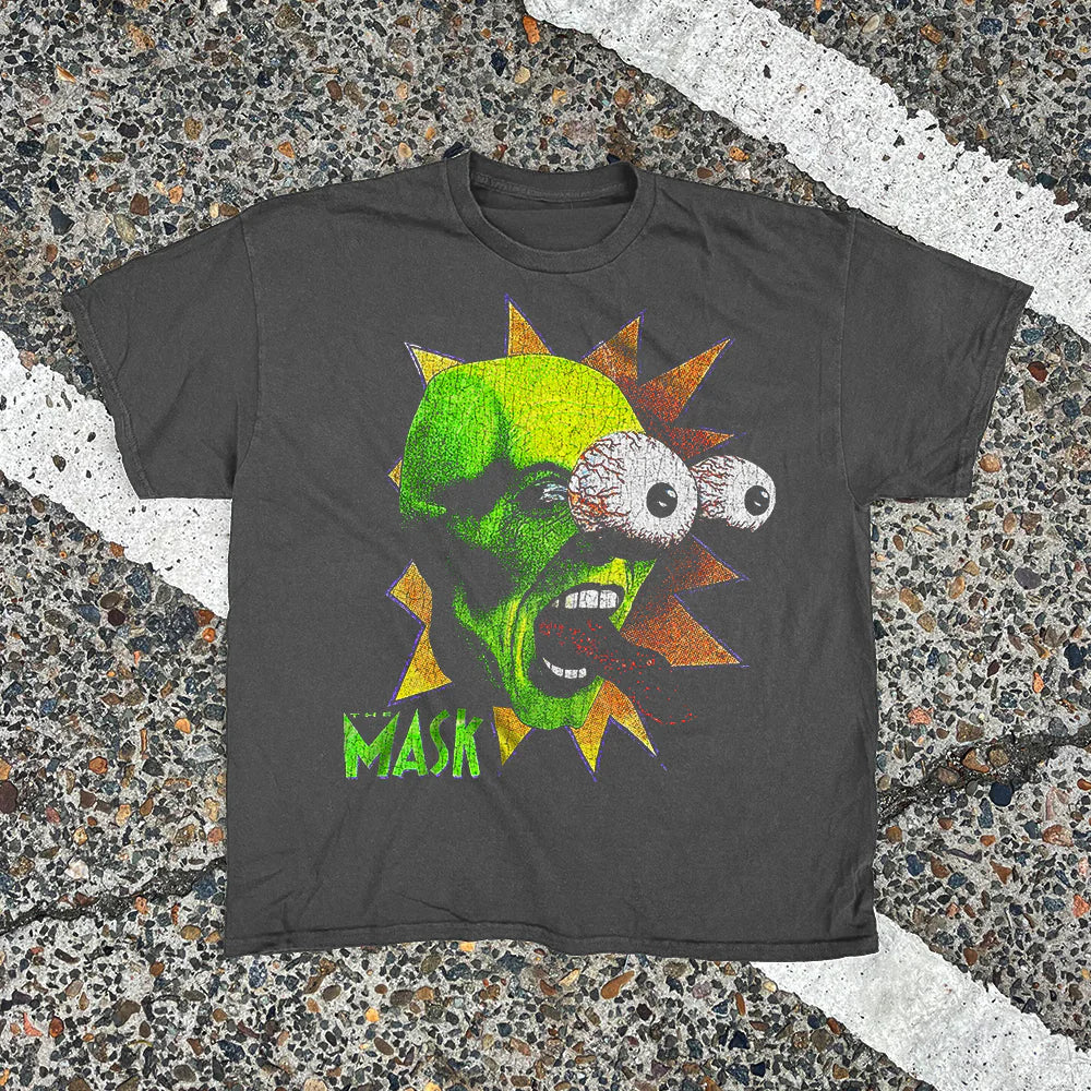 THE MASK 1994 PROMO - VINTAGE WASHED BLACK T-SHIRT